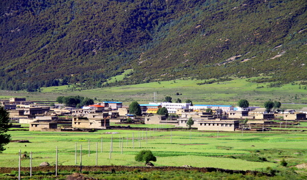 农村房屋风景