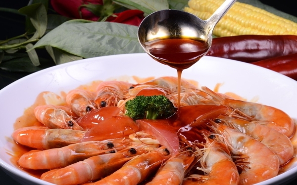 茄汁大虾图片