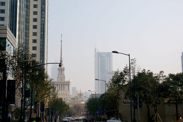 南京西路街景图片
