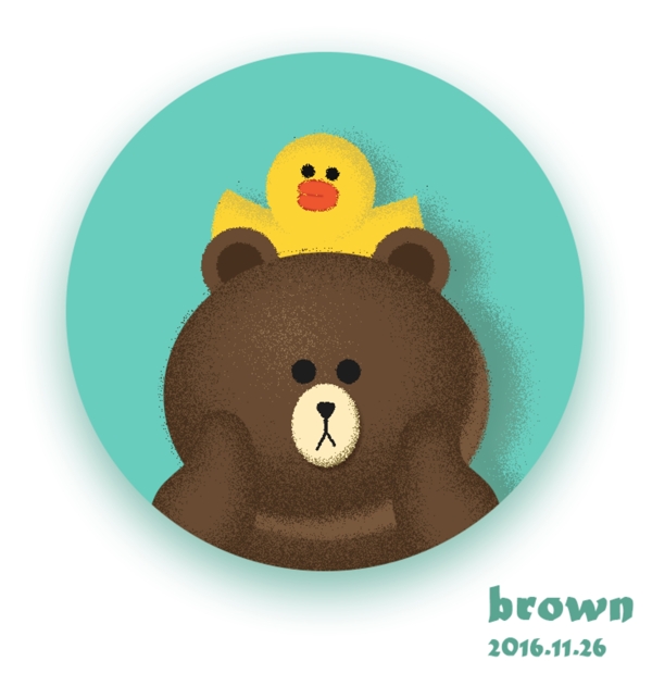 ps制作毛绒brown布朗熊