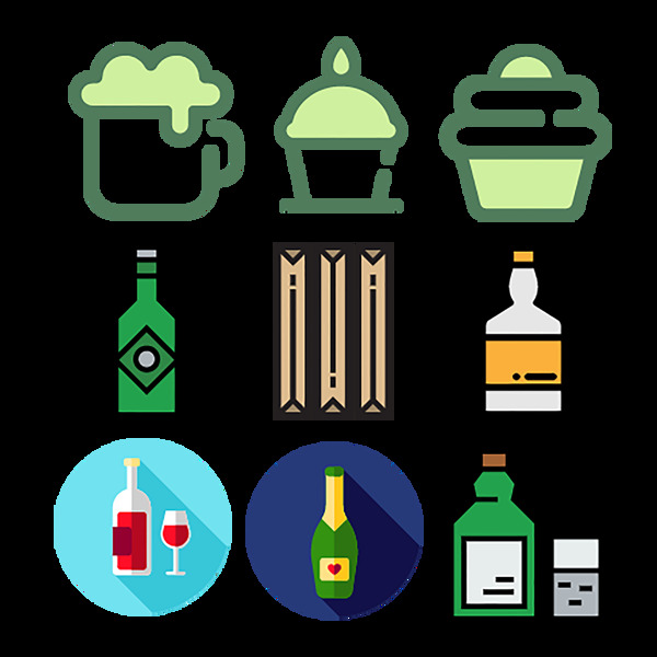 食品啤酒icon图标免费下载