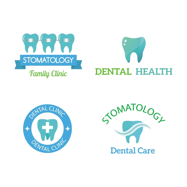 牙科医院logo标志设计