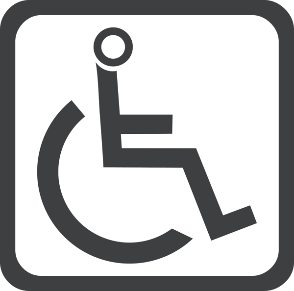 禁止轮椅