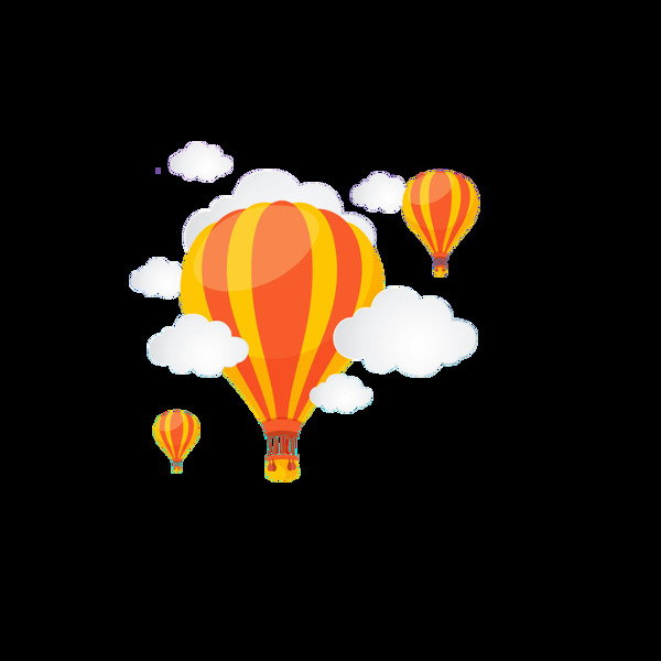气球云朵元素