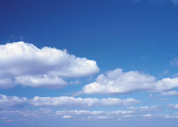 蓝天白云自然景观图片