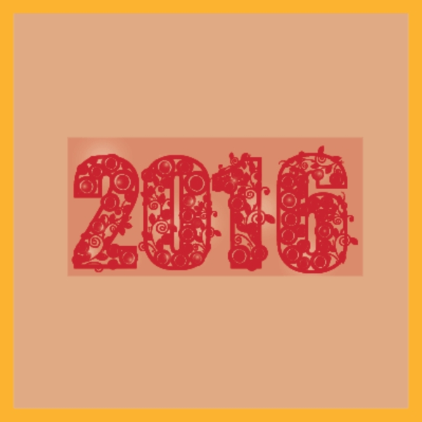 2016剪纸字体图片