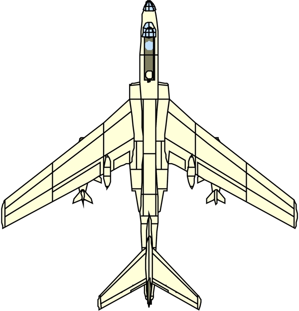 卡通飞机模型