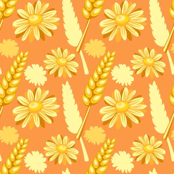 花朵麦穗麦子图片
