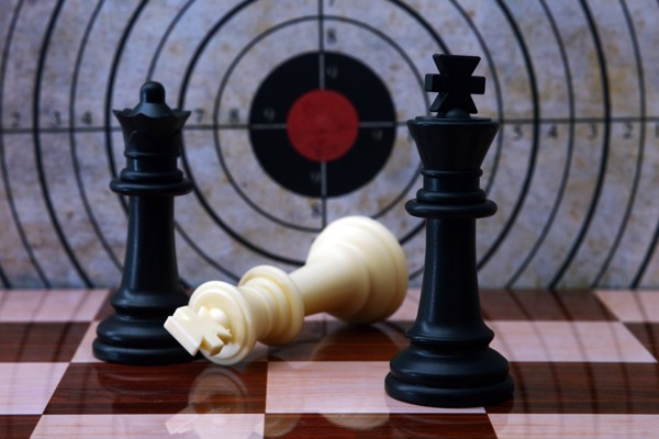 国际象棋和目标的概念