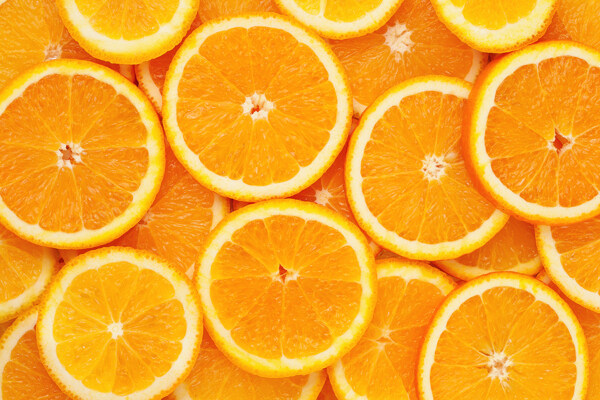 切片的橙子图片
