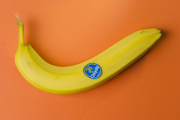香蕉标签黄色
