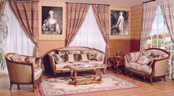 经典欧式家具沙发图片