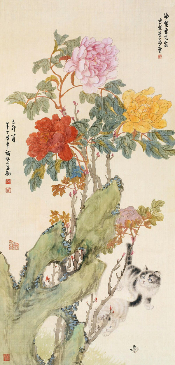 陳半丁  花卉圖 陈半丁花卉册
