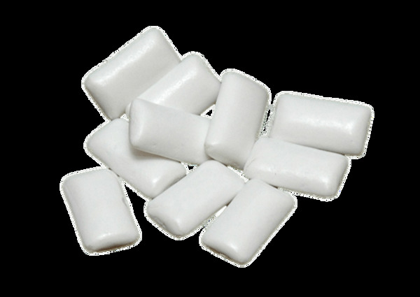 白色木糖醇糖果png元素