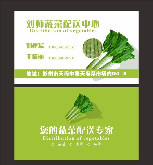 蔬菜莴笋名片