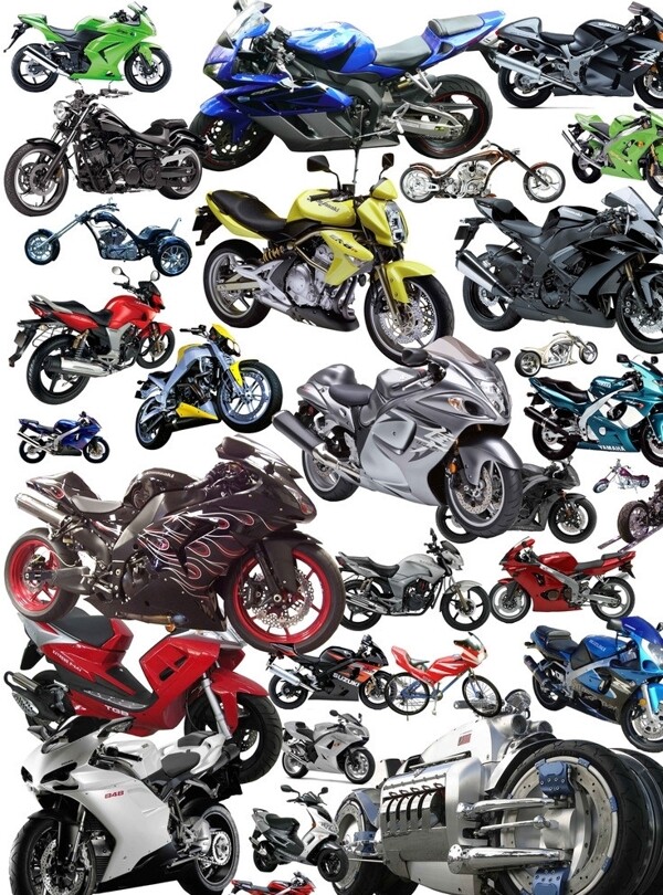 各种摩托车图片