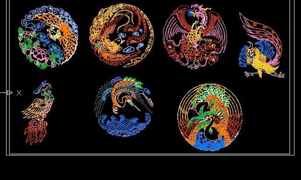CAD中国吉祥装饰素材图片