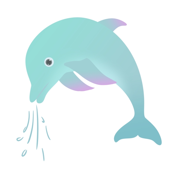 吐泡海豚动物