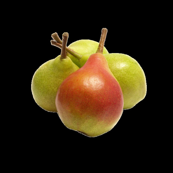 脆梨透明水果素材