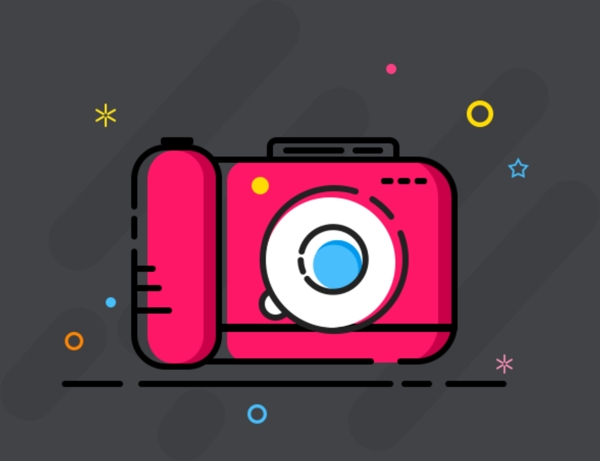 扁平化相机icon