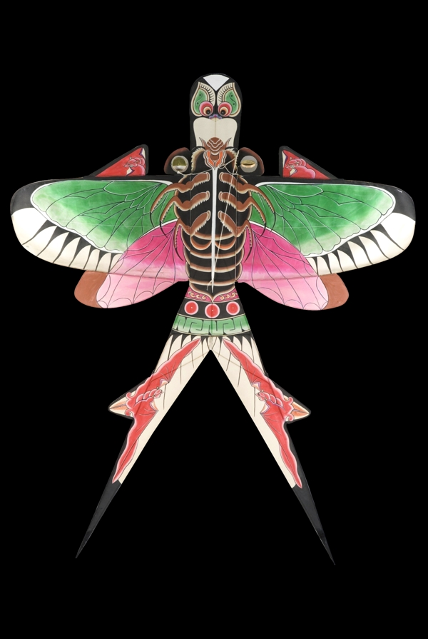 蜻蜓纸风筝分层抠图