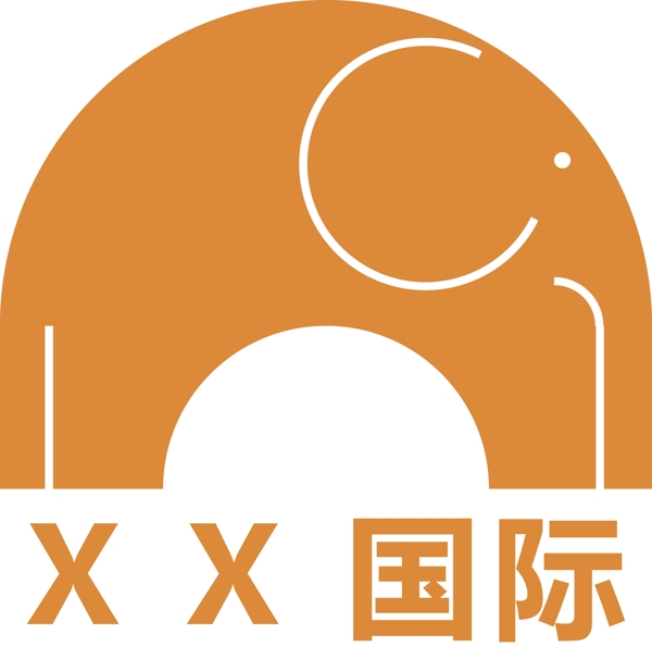 可爱卡通形象logo