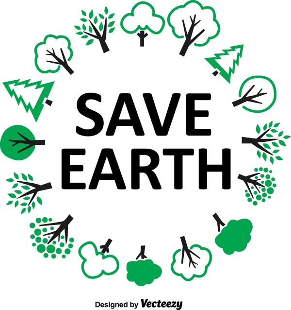 拯救地球树花环