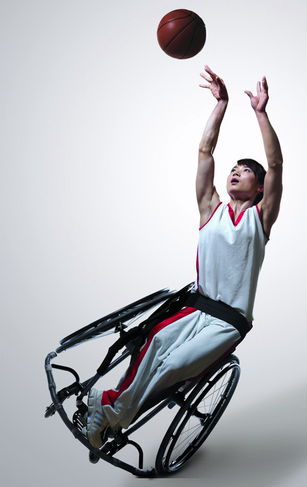 残疾人篮球运动图图片
