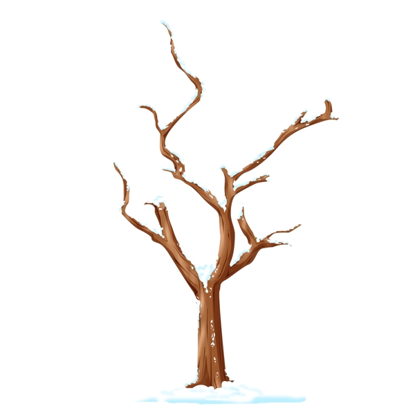 冬季雪树商用素材