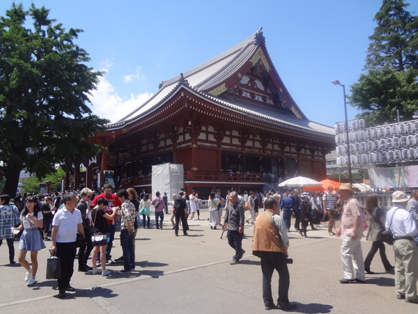 日本东京浅草寺庙会图片