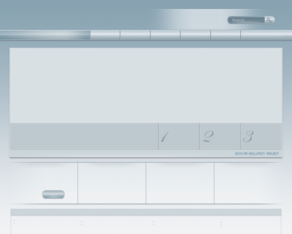 银灰色网页模板图片
