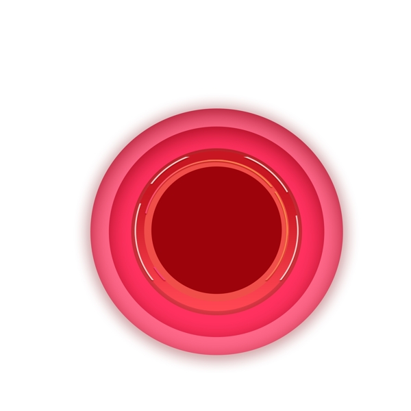 红色的圆圈免抠图
