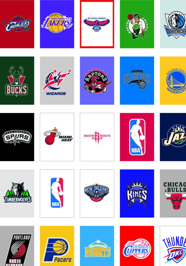 NBA篮球logo图片