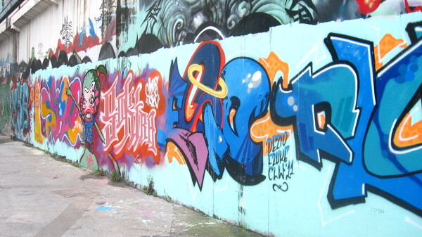 上海涂鸦墙欧式风格图片