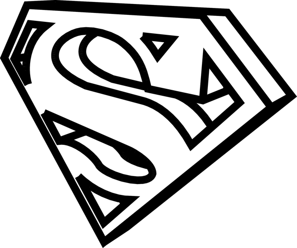 superman立体LOGO矢量素材