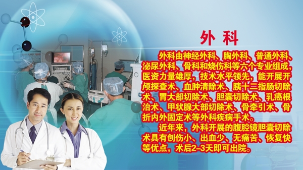 医院外科宣传广告图片