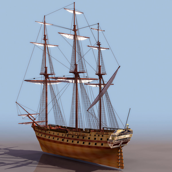 GLORIEUX古代帆船模型01