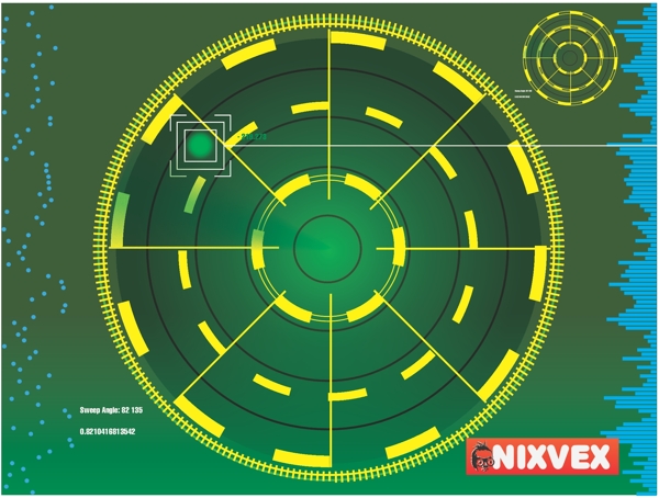 nixvex雷达屏幕免费矢量