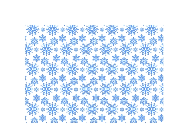 蓝色冰晶雪花背景矢量素材