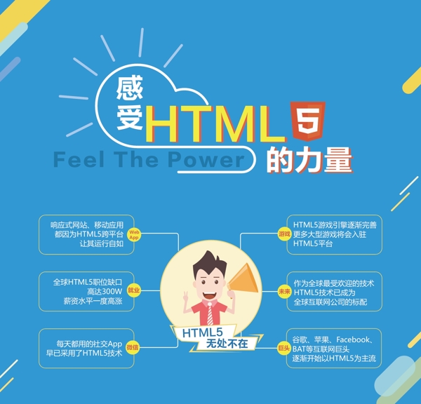 HTML5校园海报