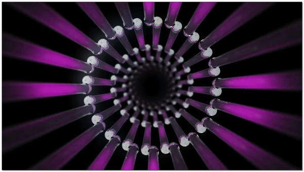 紫光圆盘动态视频素材
