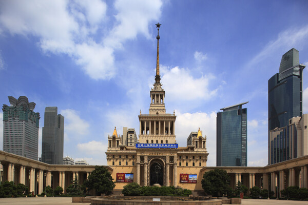 上海展览馆图片