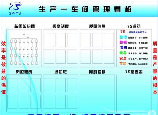 生产车间管理看板