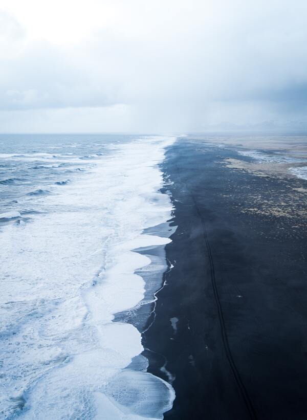 海水海洋度假波浪背景素材