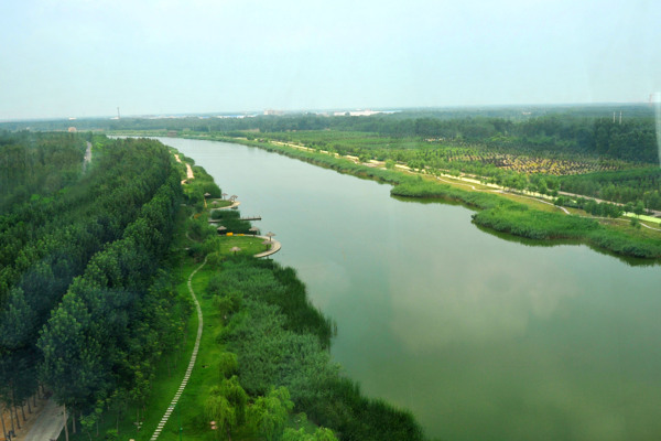 减河湿地公园图片