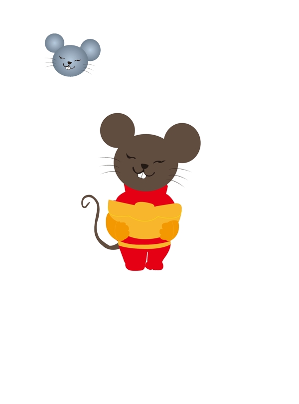 鼠矢量图卡通鼠