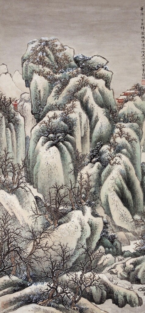 万峰积雪图片