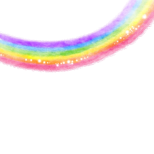 手绘彩虹元素