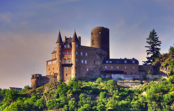 欧式古城堡图片
