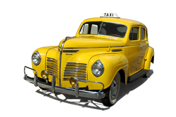 黄色出租车模型图片